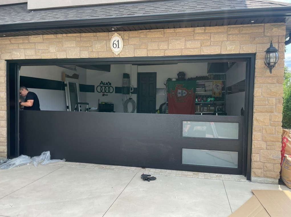 garage door panels installed in Sarasota, FL.